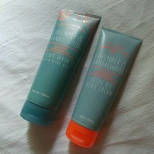 Body wash and Body cream